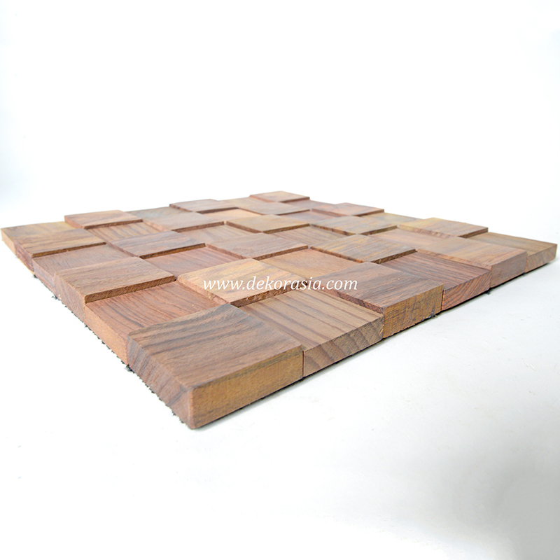 Wood Wall Cube Rosewood, Interior Wood Wall Cladding - Image 2