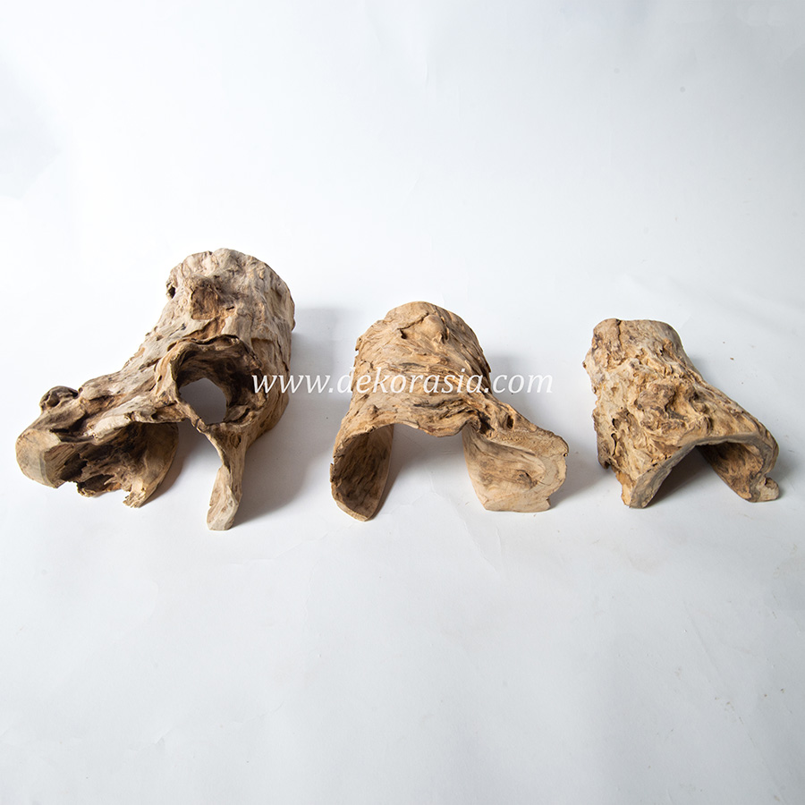 Coffee Wood Reptile Hideout Cave, Natural Java Wood For Cage, Wood Crafts Hamster Hideout - Image 2