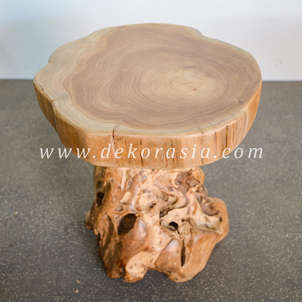 Wooden Stools Natural D40 - Wooden Stools for Home Furniture - Image 2