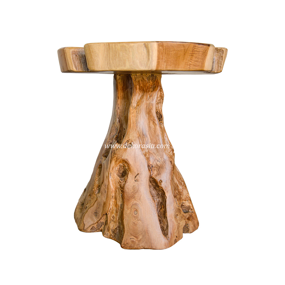 Wooden Stools Natural D40 - Wooden Stools for Home Furniture - Image 1