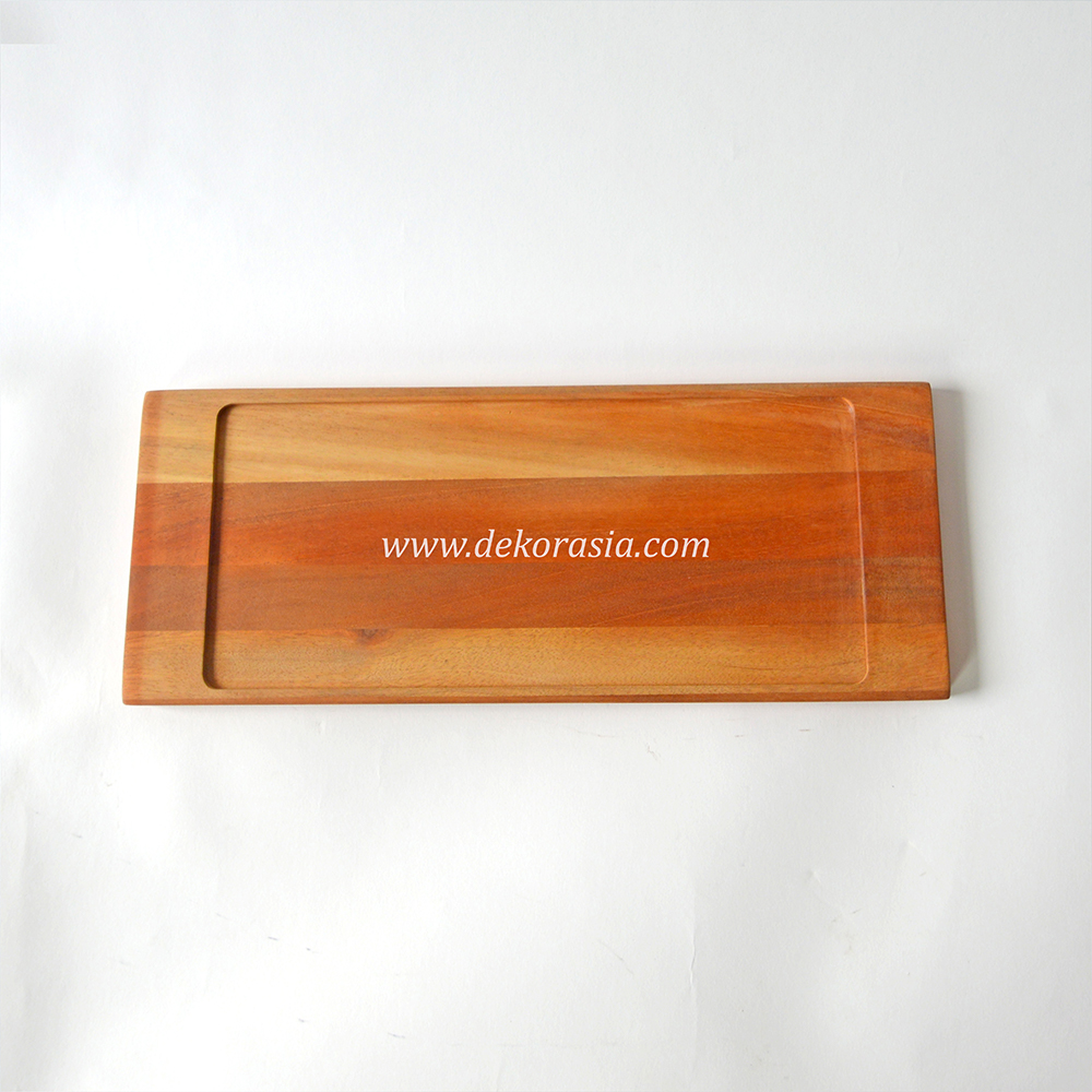 Natural Rectangular Cutting Board for Chopping Fruit or Vegetables - Image 1