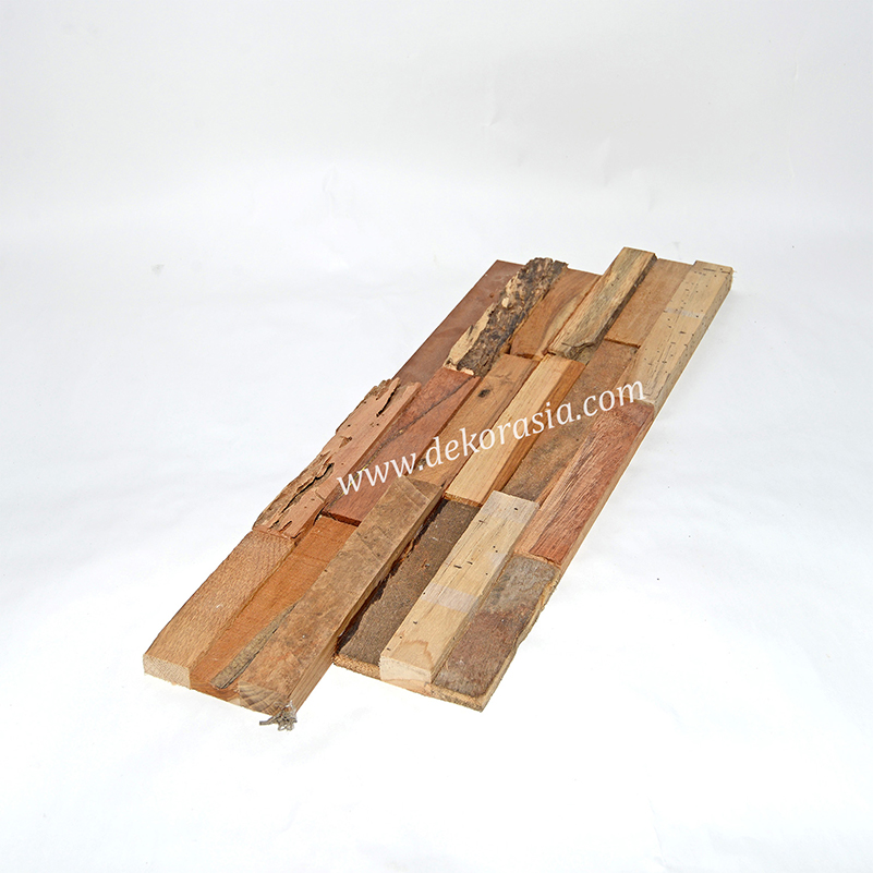 Wood Wall Flooring Teak Bark Wall Cladding for Wall Home Interior, Natural Wall Cladding - Image 2
