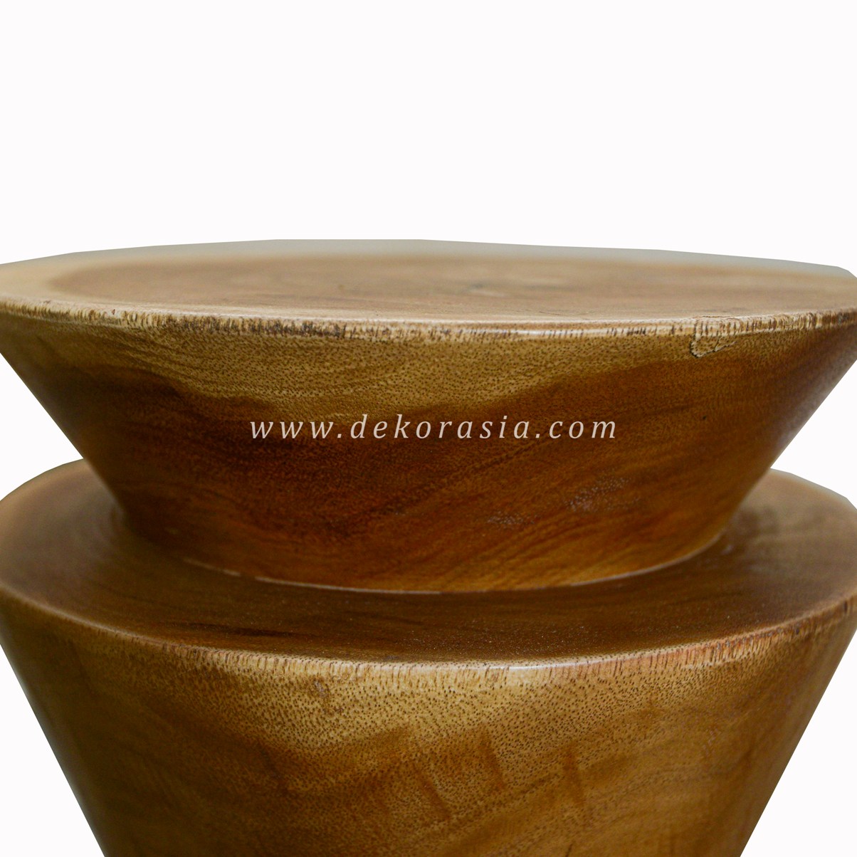 Drum Suar Wood Stool - Wooden Stools for Home Furniture - Image 3